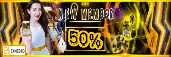 NEW MEMBER 50% EXNES4D